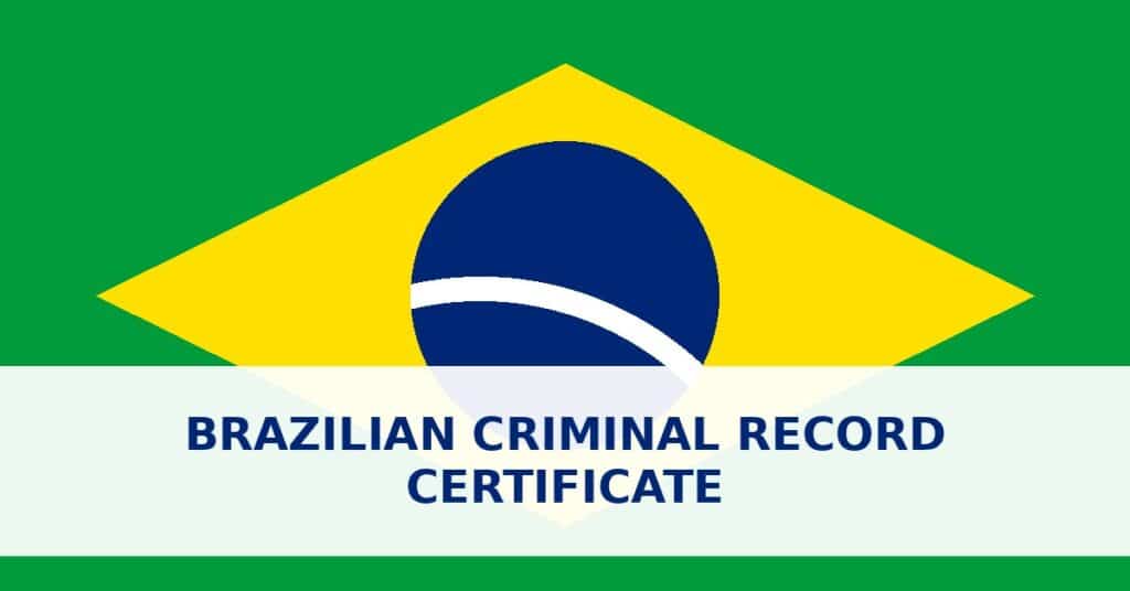 Brazilian criminal record certificate: issued online by the Federal Police