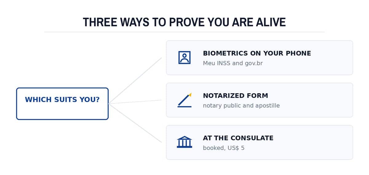 Three ways to prove you are alive